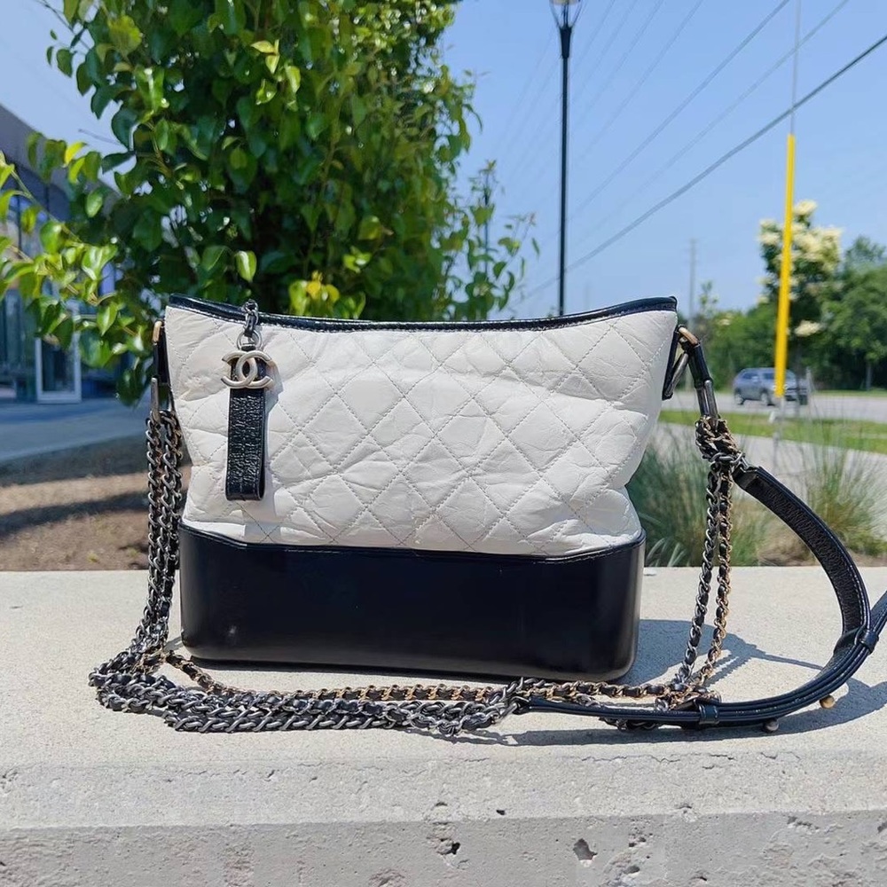 Chanel Aged Calfskin Medium Gabrielle Hobo